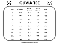 Olivia Tee - White-Tops-Villari Chic, women's online fashion boutique in Severna, Maryland