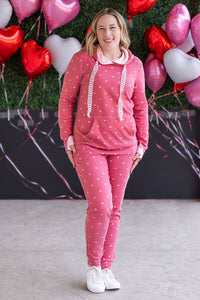 Classic Joggers - Sweetheart Red-bottoms-Villari Chic, women's online fashion boutique in Severna, Maryland