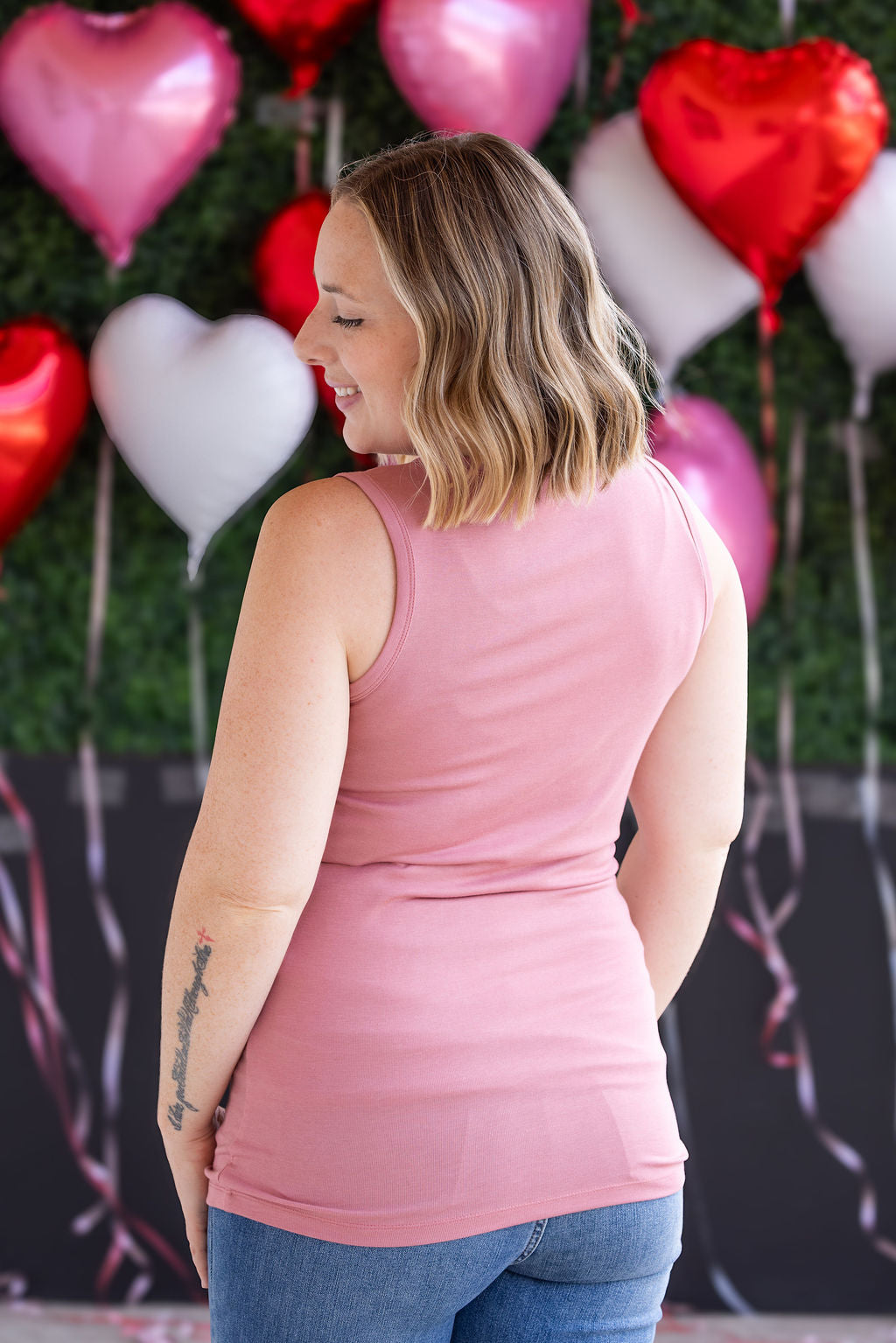 Ava Tank - Rose-tank-Villari Chic, women's online fashion boutique in Severna, Maryland