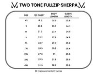Two Tone Fullzip Sherpa - Olive and White-outerwear-Villari Chic, women's online fashion boutique in Severna, Maryland