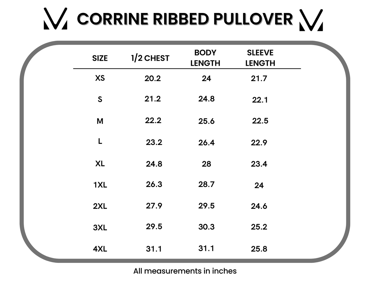 Corrine Ribbed Pullover Top - Fern-Pullover-Villari Chic, women's online fashion boutique in Severna, Maryland