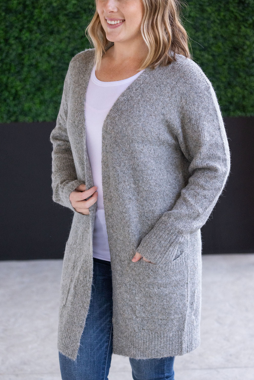 Madison Cozy Cardigan - Stormy Clouds-Villari Chic, women's online fashion boutique in Severna, Maryland