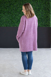 Madison Cozy Cardigan - Frosted Berry-Villari Chic, women's online fashion boutique in Severna, Maryland