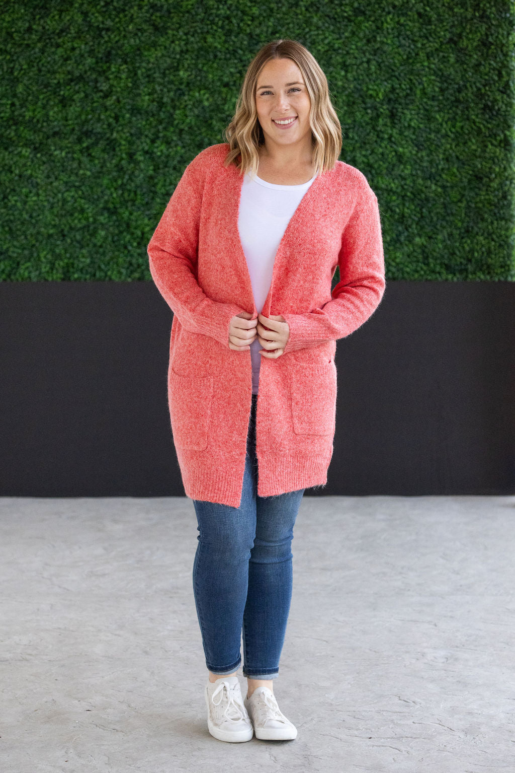 Madison Cozy Cardigan - Cherry Blush-Villari Chic, women's online fashion boutique in Severna, Maryland