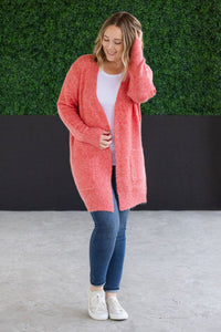 Madison Cozy Cardigan - Cherry Blush-Villari Chic, women's online fashion boutique in Severna, Maryland