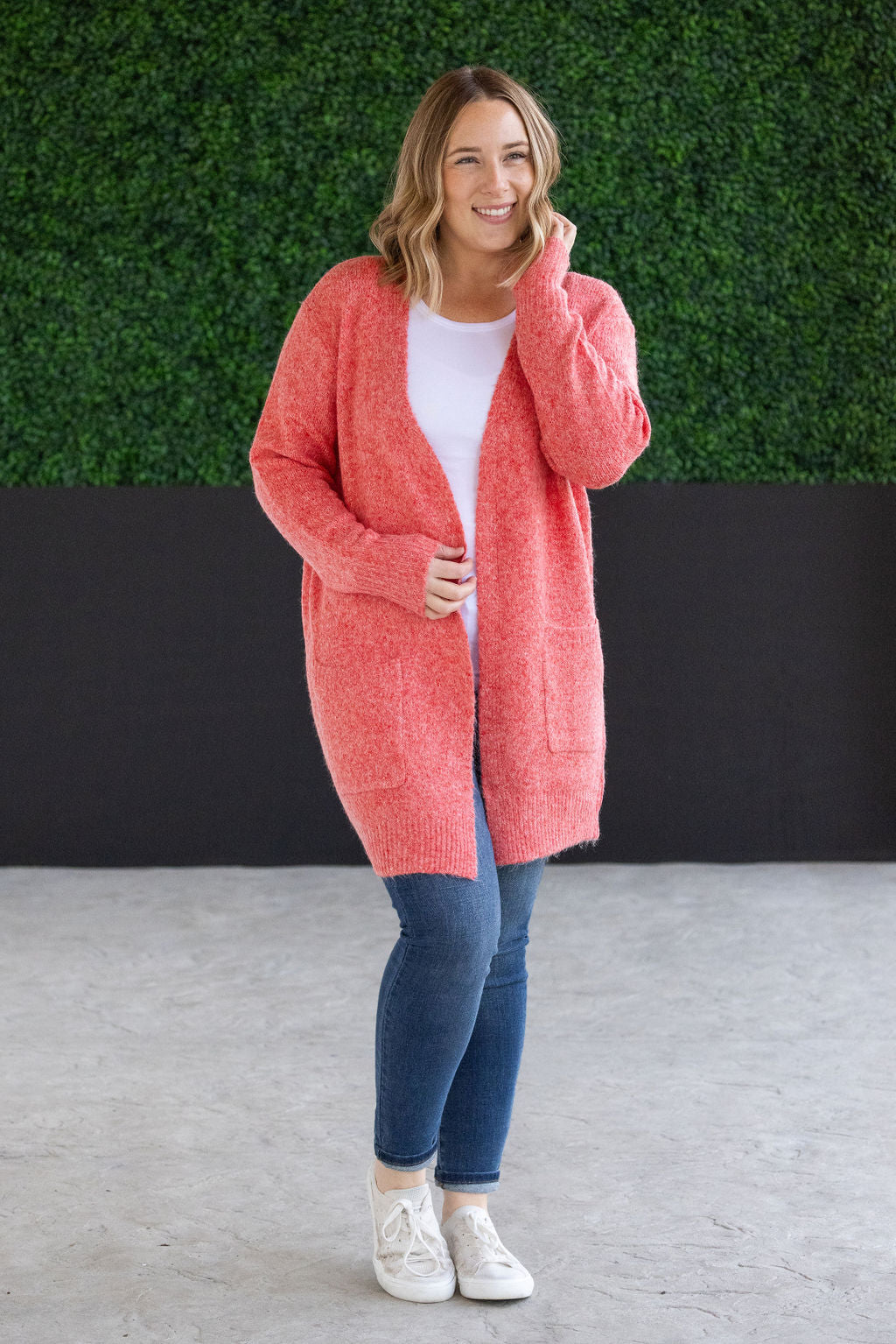 Madison Cozy Cardigan - Cherry Blush-Villari Chic, women's online fashion boutique in Severna, Maryland