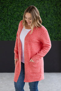 Madison Cozy Cardigan - Cherry Blush-Villari Chic, women's online fashion boutique in Severna, Maryland