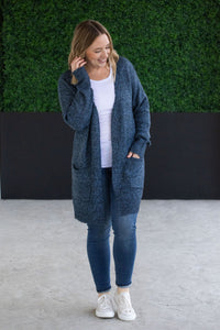 Madison Cozy Cardigan - Midnight Skies-Villari Chic, women's online fashion boutique in Severna, Maryland