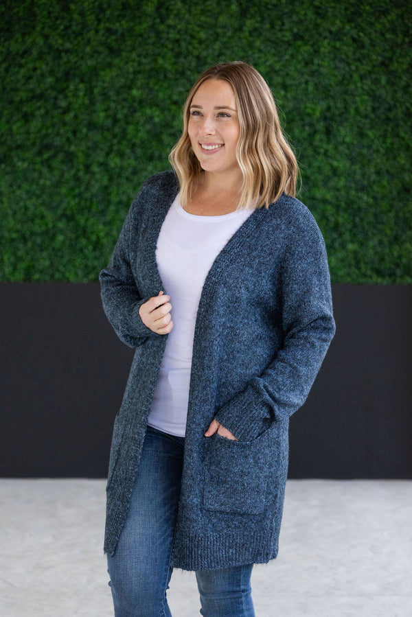 Madison Cozy Cardigan - Midnight Skies-Villari Chic, women's online fashion boutique in Severna, Maryland