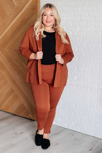 Magic 3/4 Blazer in Rust-Layers-Villari Chic, women's online fashion boutique in Severna, Maryland