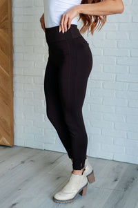 Magic Ankle Crop Skinny Pants in Chocolate-Bottoms-Villari Chic, women's online fashion boutique in Severna, Maryland