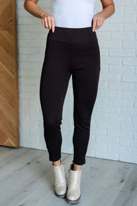 Magic Ankle Crop Skinny Pants in Chocolate-Bottoms-Villari Chic, women's online fashion boutique in Severna, Maryland