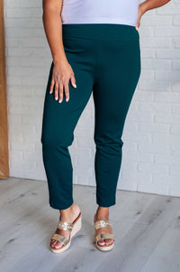 Magic Ankle Crop Skinny Pants in Hunter Green-Bottoms-Villari Chic, women's online fashion boutique in Severna, Maryland