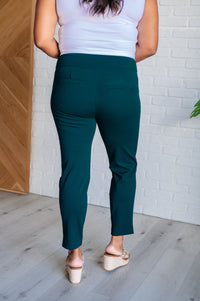 Magic Ankle Crop Skinny Pants in Hunter Green-Bottoms-Villari Chic, women's online fashion boutique in Severna, Maryland