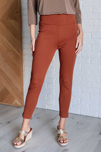 Magic Ankle Crop Skinny Pants in Rust-Bottoms-Villari Chic, women's online fashion boutique in Severna, Maryland