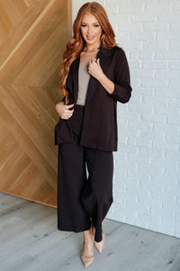 Magic Wide Leg Crop Pants in Chocolate-Bottoms-Villari Chic, women's online fashion boutique in Severna, Maryland