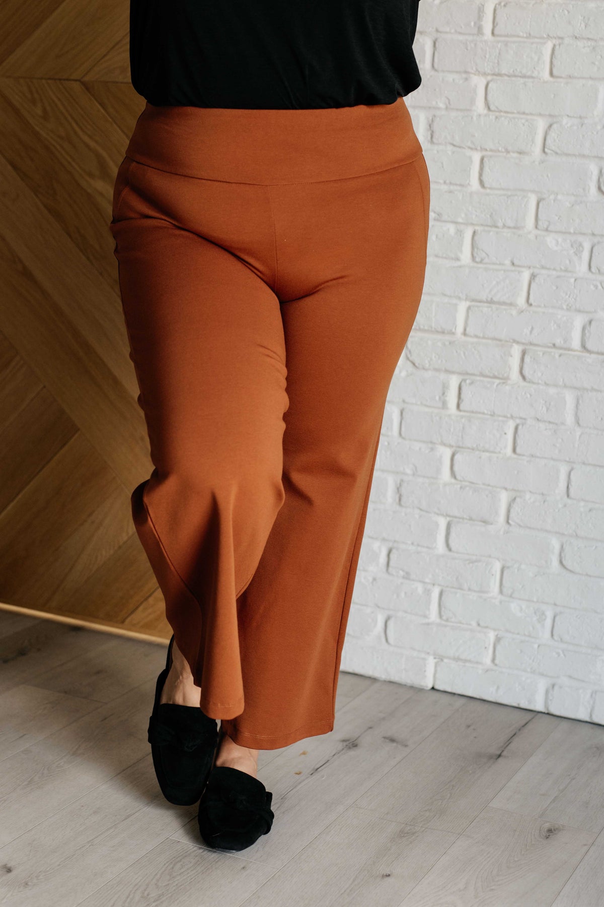 Magic Wide Leg Crop Pants in Rust-Bottoms-Villari Chic, women's online fashion boutique in Severna, Maryland