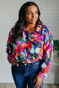 Make Like a Tree and Leaf Button Up Blouse-Tops-Villari Chic, women's online fashion boutique in Severna, Maryland