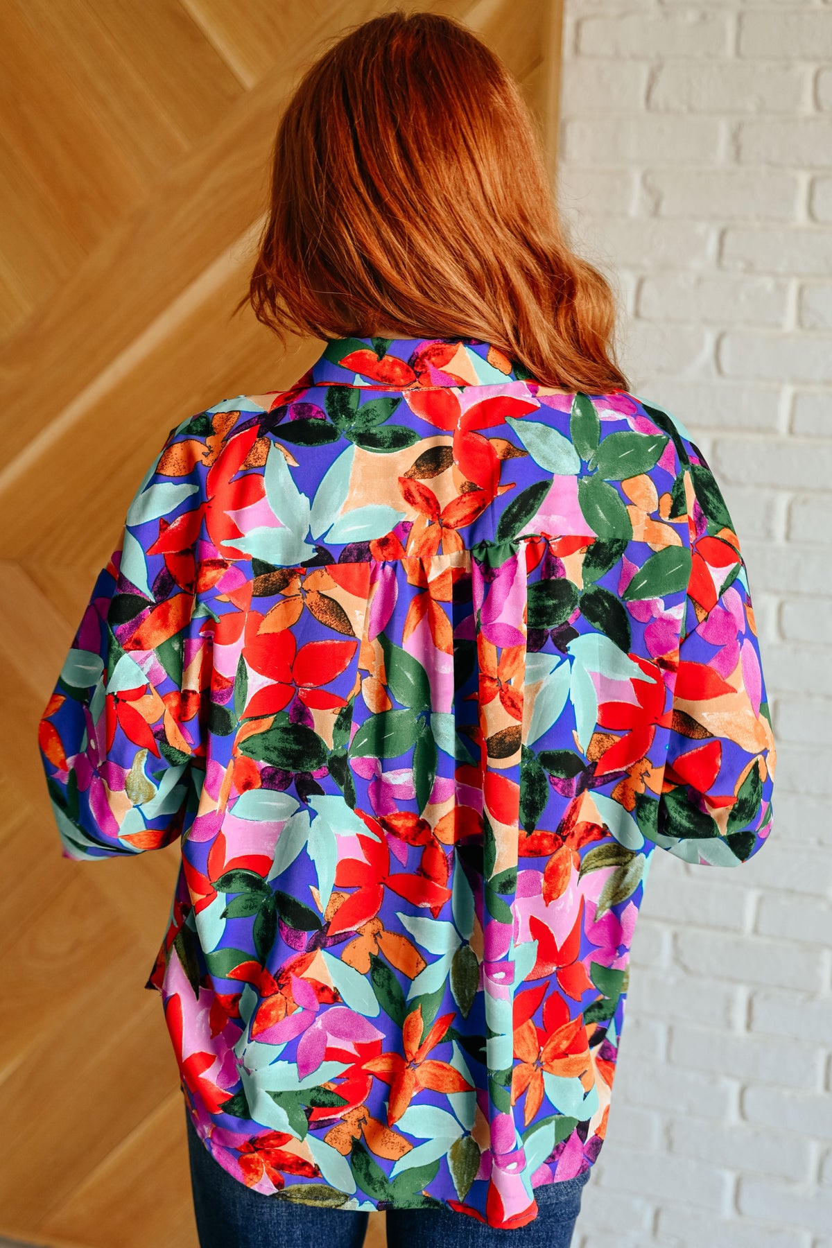 Make Like a Tree and Leaf Button Up Blouse-Tops-Villari Chic, women's online fashion boutique in Severna, Maryland