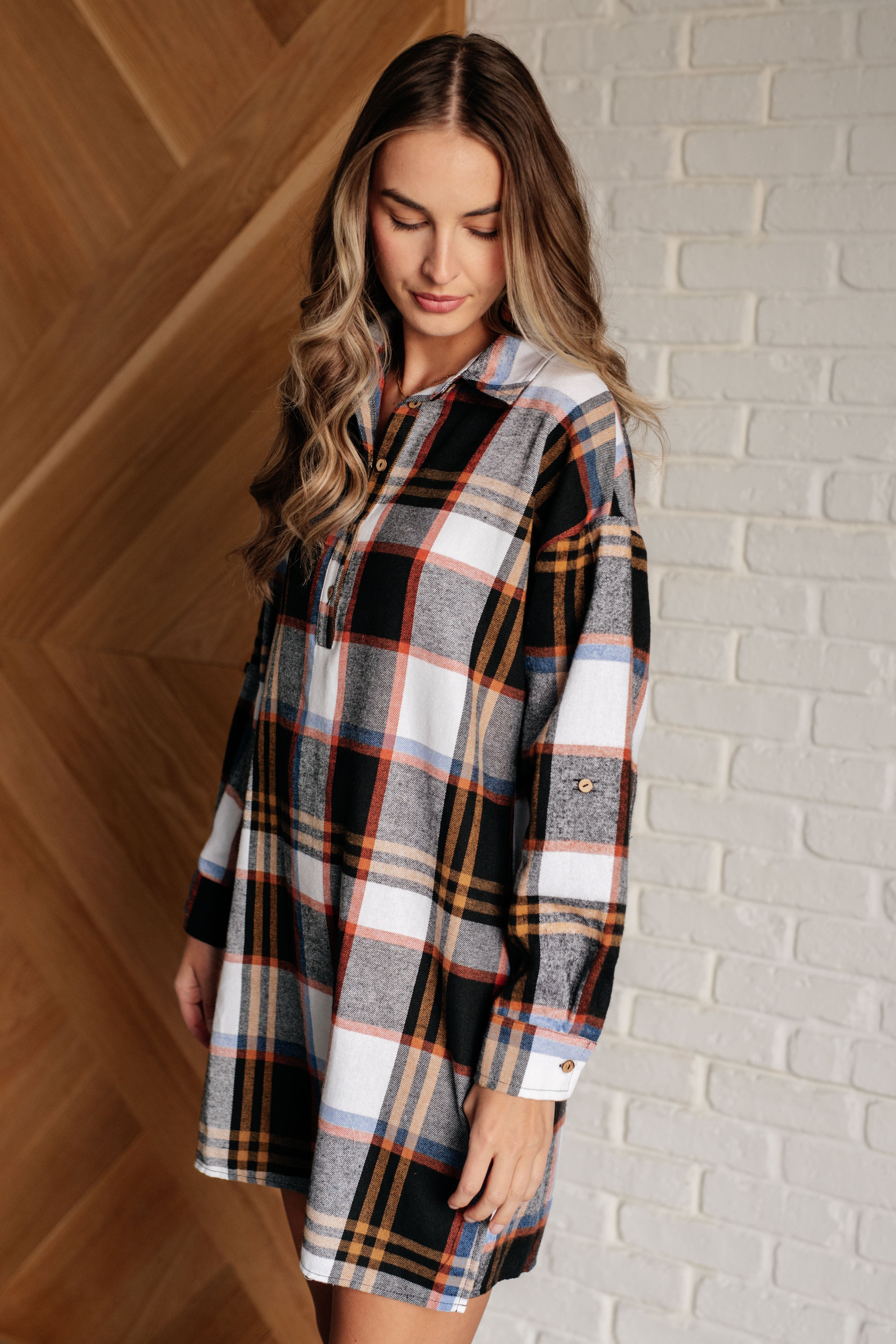 Checked shirt dresses online