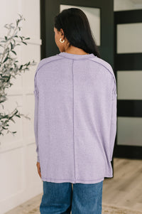 Mellow Mood Heathered Pullover in Lavender-Womens-Villari Chic, women's online fashion boutique in Severna, Maryland