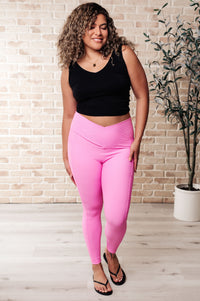 Molly Max Sculpt Leggings Pink-Athleisure-Villari Chic, women's online fashion boutique in Severna, Maryland