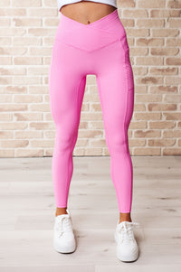 Molly Max Sculpt Leggings Pink-Athleisure-Villari Chic, women's online fashion boutique in Severna, Maryland