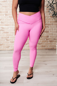 Molly Max Sculpt Leggings Pink-Athleisure-Villari Chic, women's online fashion boutique in Severna, Maryland