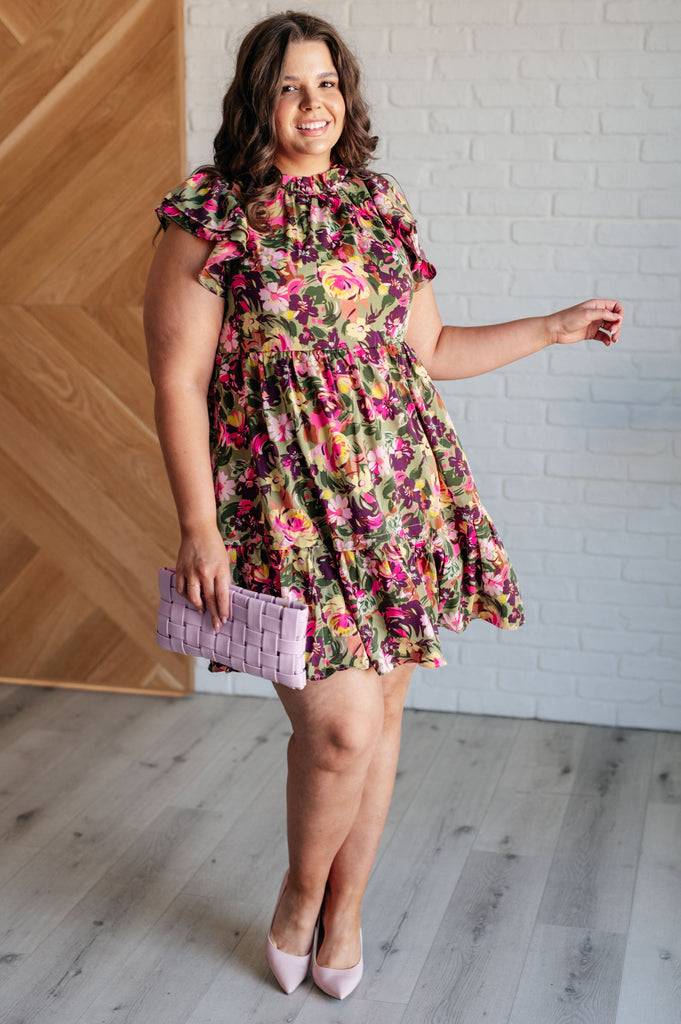 Name it and Claim It Floral Dress-Dresses-Villari Chic, women's online fashion boutique in Severna, Maryland