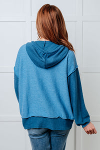 Needs Some Logic Color Block Hoodie-Tops-Villari Chic, women's online fashion boutique in Severna, Maryland