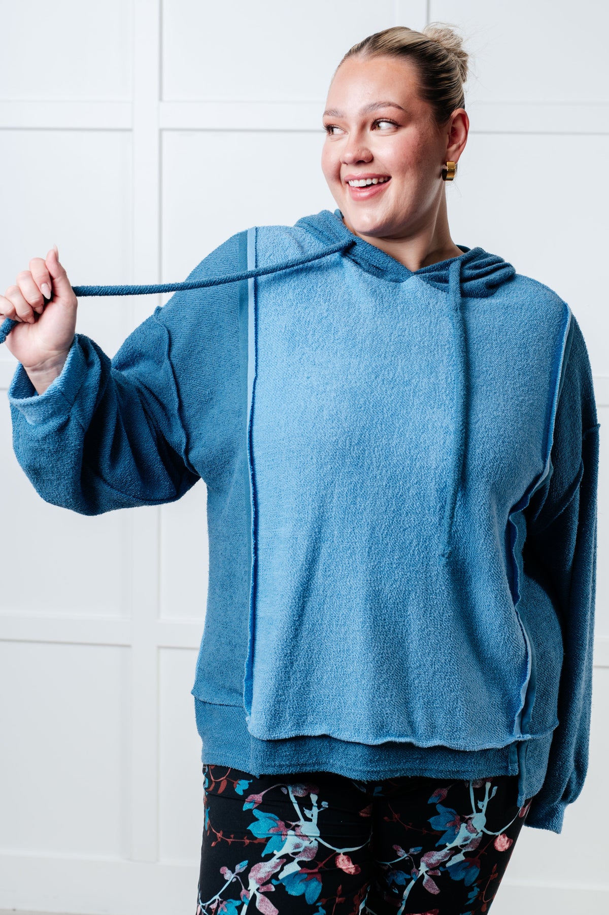 Needs Some Logic Color Block Hoodie-Tops-Villari Chic, women's online fashion boutique in Severna, Maryland