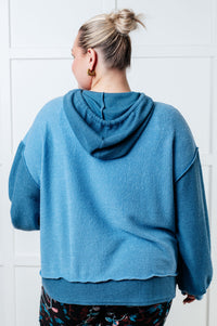 Needs Some Logic Color Block Hoodie-Tops-Villari Chic, women's online fashion boutique in Severna, Maryland