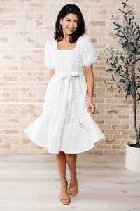 On Cloud Nine Bubble Midi Dress-Dresses-Villari Chic, women's online fashion boutique in Severna, Maryland