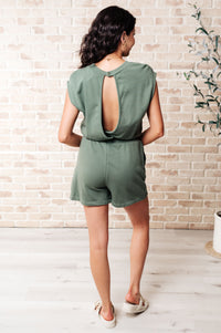 One More Rep Dolman Sleeve Romper-Jumpsuits & Rompers-Villari Chic, women's online fashion boutique in Severna, Maryland