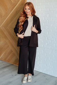 Magic 3/4 Blazer in Chocolate-Layers-Villari Chic, women's online fashion boutique in Severna, Maryland