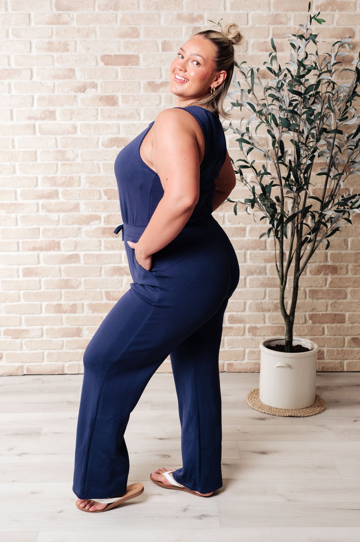 Rest Day Straight Leg Jumpsuit-Jumpsuits & Rompers-Villari Chic, women's online fashion boutique in Severna, Maryland