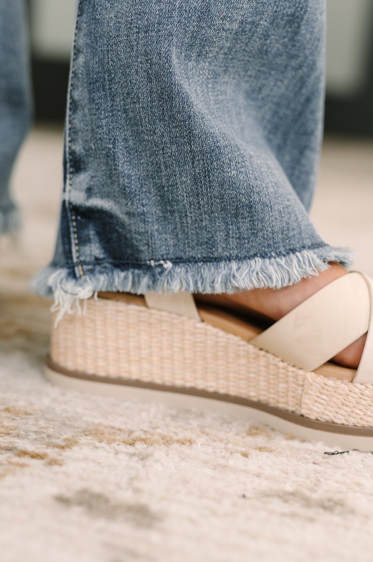 Judy Blue High Waist Bootcut with Fray Hem-Womens-Villari Chic, women's online fashion boutique in Severna, Maryland