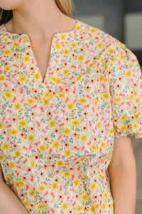 Seven Days a Week Balloon Sleeve Blouse-Womens-Villari Chic, women's online fashion boutique in Severna, Maryland