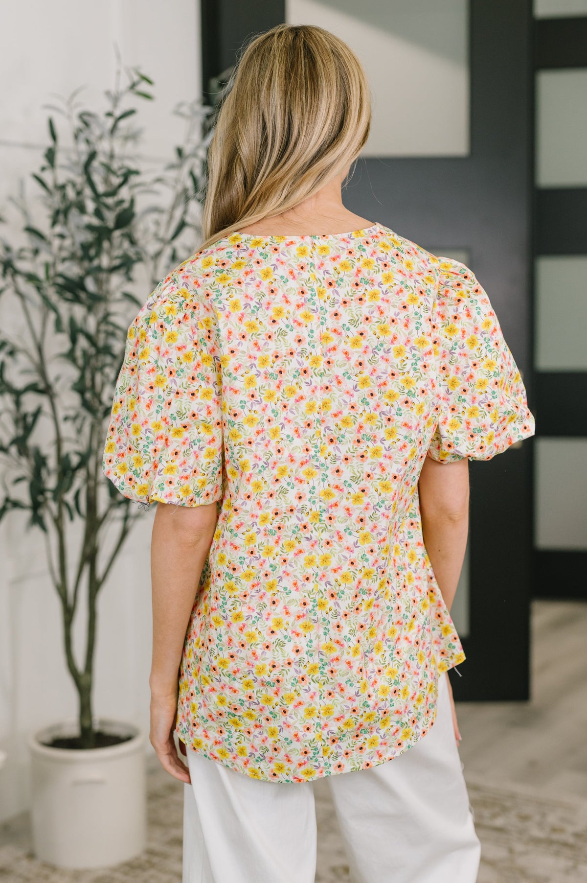 Seven Days a Week Balloon Sleeve Blouse-Womens-Villari Chic, women's online fashion boutique in Severna, Maryland