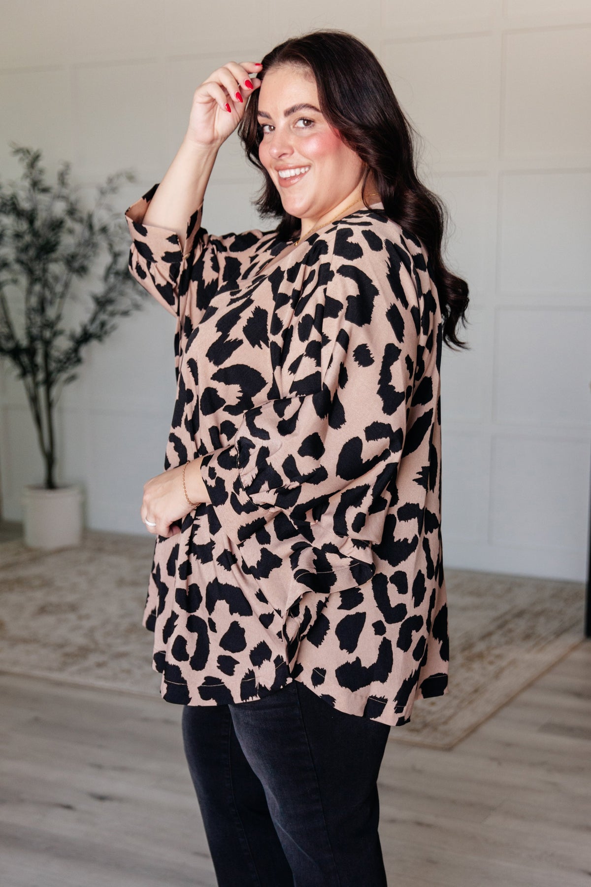 She's Got Eyes of Gold Batwing Blouse-Tops-Villari Chic, women's online fashion boutique in Severna, Maryland