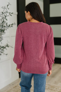 Simply Styled Balloon Sleeve Knit Top-Womens-Villari Chic, women's online fashion boutique in Severna, Maryland