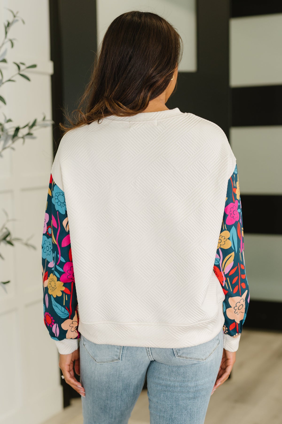 Sing a Melody Floral Sleeve Top-Womens-Villari Chic, women's online fashion boutique in Severna, Maryland