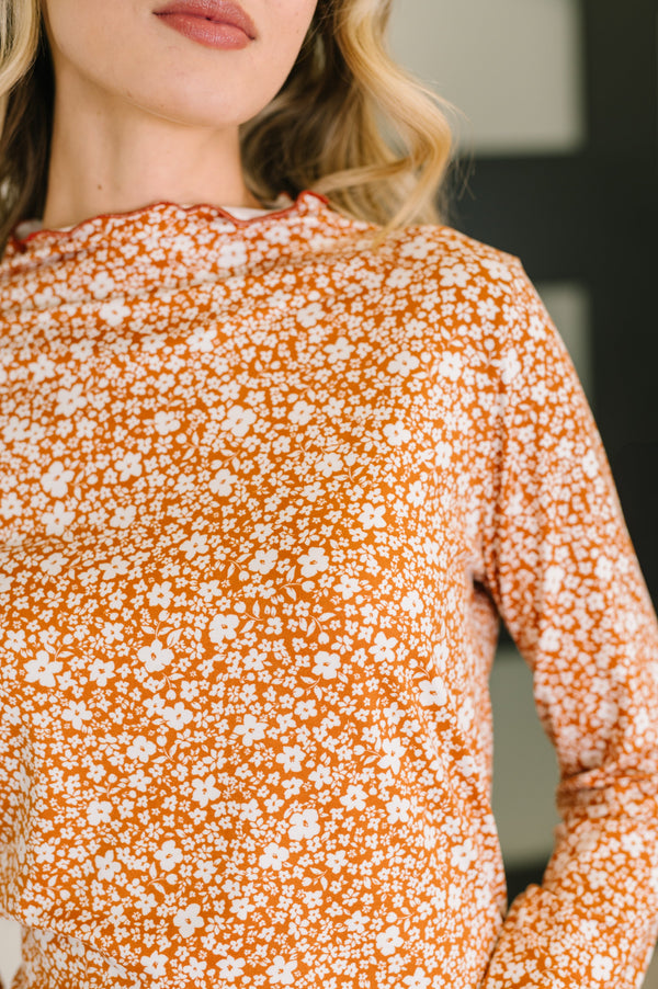 Something in the Air Lettuce Hem Longsleeve Top-Womens-Villari Chic, women's online fashion boutique in Severna, Maryland