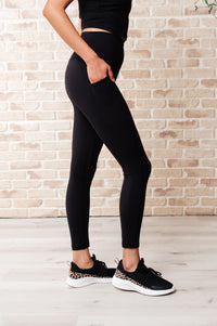 Somewhere to Start Leggings in Black-Athleisure-Villari Chic, women's online fashion boutique in Severna, Maryland