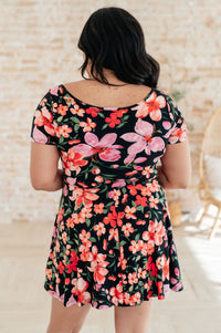 Southern Hospitality Floral Skort Dress-Dresses-Villari Chic, women's online fashion boutique in Severna, Maryland