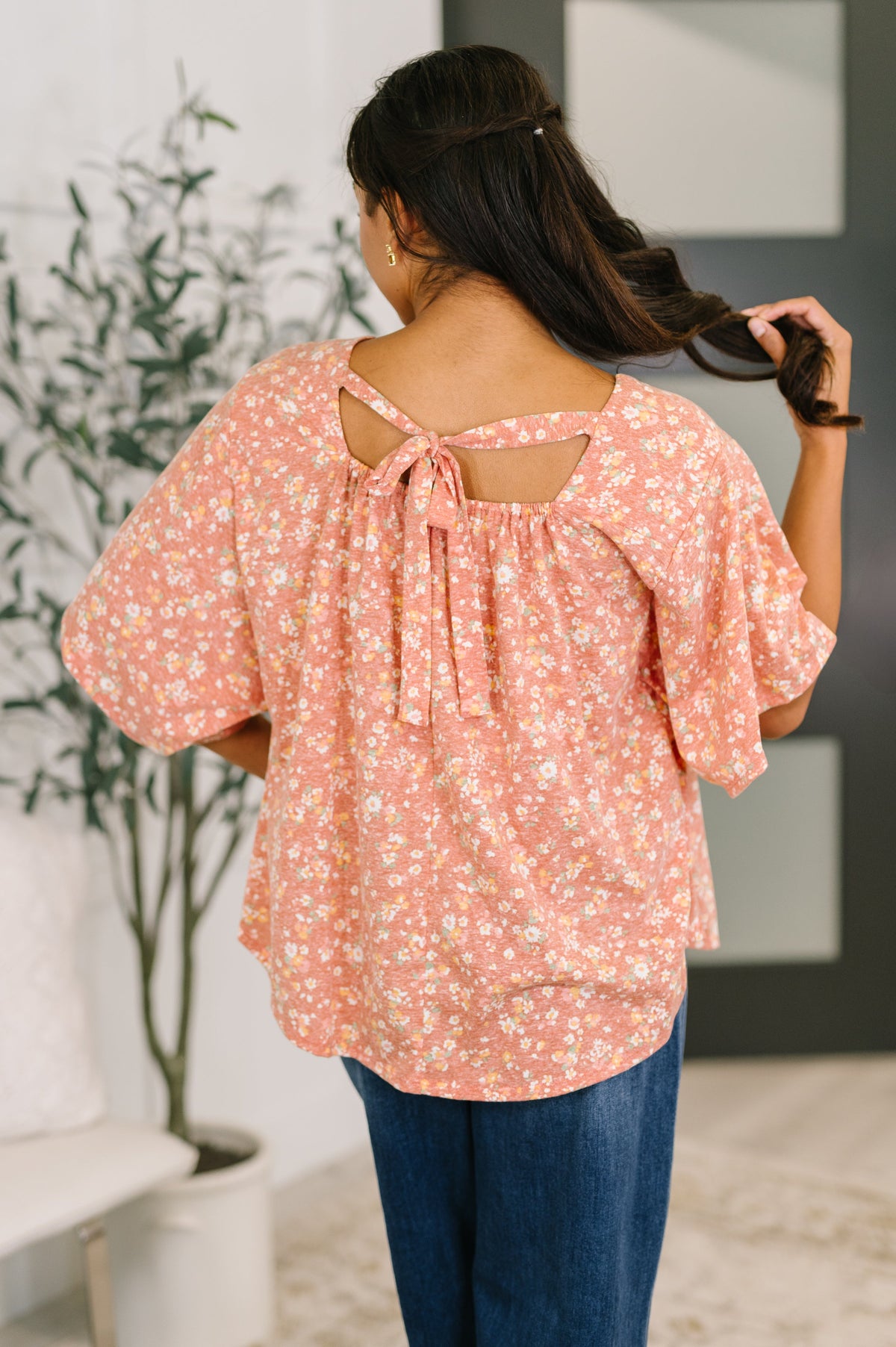 Spring Breeze Square Beck Top in Dusty Rose-Womens-Villari Chic, women's online fashion boutique in Severna, Maryland