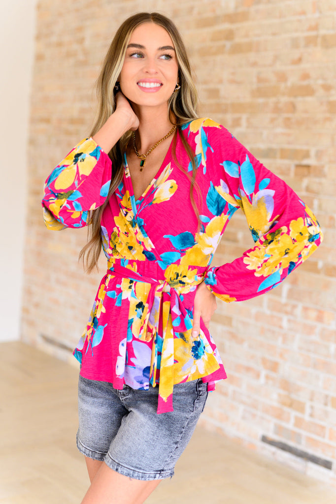 Spring to Be Sprung V-Neck Floral Blouse-Tops-Villari Chic, women's online fashion boutique in Severna, Maryland