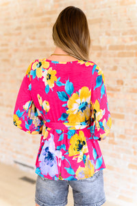 Spring to Be Sprung V-Neck Floral Blouse-Tops-Villari Chic, women's online fashion boutique in Severna, Maryland