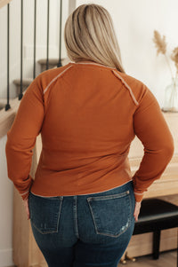 Stitch In Time Waffle Knit Top-Tops-Villari Chic, women's online fashion boutique in Severna, Maryland