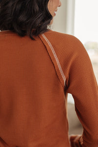 Stitch In Time Waffle Knit Top-Tops-Villari Chic, women's online fashion boutique in Severna, Maryland